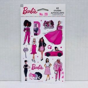 Barbie Stickers Pack - 42 stickers / 3 sheets